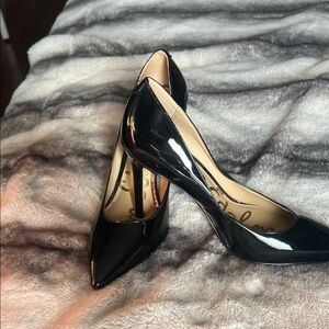 Sam Edelman Glossy Black Heels